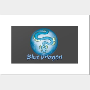 Blue Dragon Posters and Art